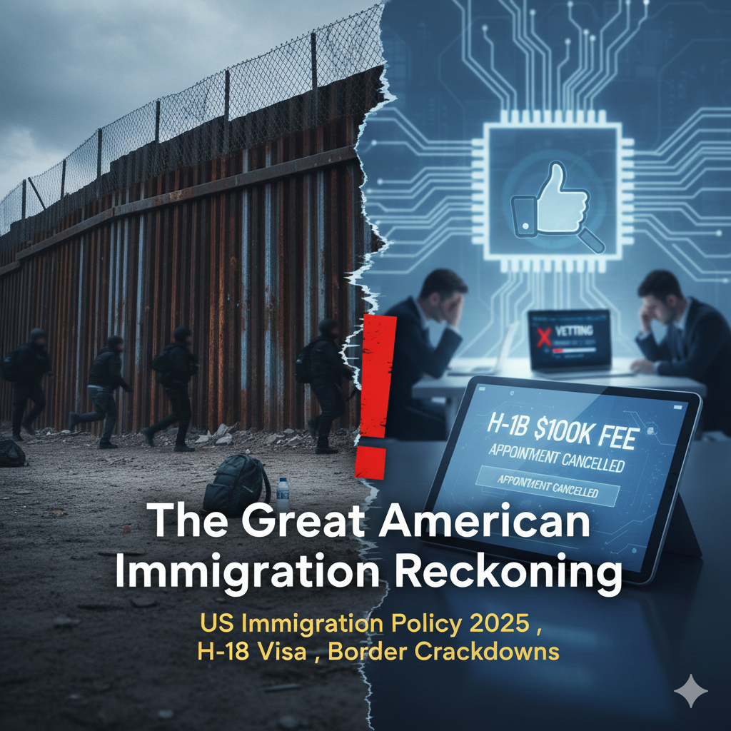 American Immigration Reckoning: Border Crackdowns Meet Visa Chaos